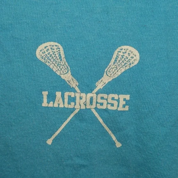 Comfort Colors Women's Size M 100% Cotton Lacrosse Long Sleeve Lightweight Shirt - Picture 2 of 10